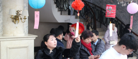 正月十五闹元宵、五矿陪您过新年——五矿地产/物业营口公司联合举行元宵节活动